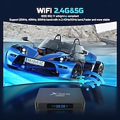 baratos Boxes de TV-x96q pro h313 nova chegada x96q pro tv box android 10.0 allwinner h313 2.4 &amp;Reprodutor de mídia Wi-Fi 5G, decodificador YouTube PK X96 H96 HK1