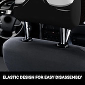 Χαμηλού Κόστους Υπηρεσία Οχήματος-2 τεμάχια αστεία καλύμματα προσκέφαλων αυτοκινήτου με κινούμενα σχέδια, καθολική εφαρμογή, αστεία καλύμματα προσκέφαλων καθισμάτων αυτοκινήτου με μεγάλα μάτια και γελαστό σχέδιο, προστατευτικό διπλής