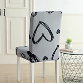 כיסוי לכיסא אוכל נמתח, כיסוי מושב קצר נשלף ורחיץ ידידותי לחיות מחמד, מגן כיסא עמיד למלון, חדר אוכל, אירועים, מסיבת חתונה זול כיסוי כיסא אוכל-כיסוי לכיסא אוכל נמתח, כיסוי מושב קצר נשלף ורחיץ ידידותי לחיות מחמד, מגן כיסא עמיד למלון, חדר אוכל, אירועים, מסיבת חתונה