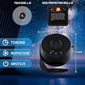 economico Lampada proiettore e proiettore laser-Proiettore stellare 13 in 1, proiettore planetario, proiettore galassia per camera da letto, proiettore aurora, proiettore luce notturna per bambini e adulti