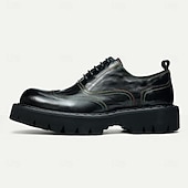 billige Klassiske Pensko-Herresko med burgunderfargede brogues og oxford-sko, klassiske snøresko for kontoret, banketter og spesielle anledninger