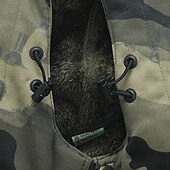 billiga Fleece &amp; 3 i 1-jackor-Herr Vandringsjacka Fleece-jacka Pufferjacka Termiskt set Bomull Vinter Utomhus Kamouflage Håller värmen Vindtät Överdelar Svart Grön