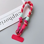 preiswerte Telefon-Lanyards &amp;amp; Handgelenkbänder-Handy Hülle Handyhüllen Für Kordeln Universal Mit Handgelenkschlaufe Farbverläufe Geometrisches Muster Polyester