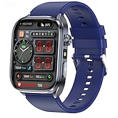 baratos Smartwatch-iMosi ET572 Relógio inteligente 2 polegada Relógio inteligente Bluetooth ECG + PPG Monitoramento de temperatura Podômetro Compatível com Android iOS Feminino Masculino Suspensão Longa Chamadas com