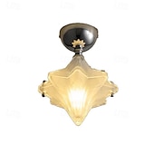 voordelige Eenvoudige Plafondlampen-ster plafondlamp – matglazen armatuur voor de hal &amp;entree