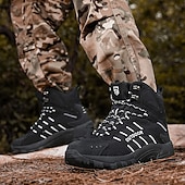 tanie Buty trekingowe-męskie buty trekkingowe z antypoślizgową podeszwą, wytrzymałe buty trekkingowe do biwakowania, wspinaczki i wędrówek po szlakach