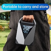 رخيصةأون أدوات إصلاح السيارات-جهاز تشغيل السيارة متعدد الإمكانات، مضخة قابلة للنفخ، شاحن محمول 8000 مللي أمبير في الساعة، جهاز تشغيل تلقائي، مشغل بطارية السيارة في حالات الطوارئ