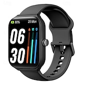 abordables Montres connectées-IDW16 Montre intelligente 1.95 pouce Smartwatch Montre Connectée Bluetooth Podomètre Rappel d&#039;appel Contrôle de l&#039;Activité Compatible avec Android iOS Hommes Longue Veille Appels Mains Libres Étanche