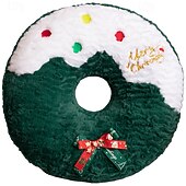 economico Biancheria da Letto di Natale-nuovo regalo di Natale - simpatico pupazzo di peluche a forma di omino di pan di zenzero &amp;cuscino a ciambella, decorazione per la casa delle feste, ornamento imbottito