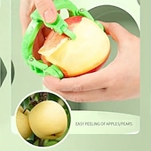 baratos Utensílios &amp; Aparelhos de Cozinha-descascador de frutas – aço inoxidável 304, descascamento rápido com cabo ergonômico, adequado para maçãs, batatas &amp;mais compacto &amp;utensílio de cozinha durável para uso doméstico