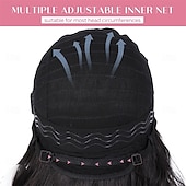 ieftine Peruci de petrecere-Peruci pentru femei, de culoare maro nuc ombre până la blond cenușiu, pentru păr, lungime medie, 40 cm, creț și ondulat, cu despărțire pe mijloc, perucă sintetică cu aspect natural, pentru