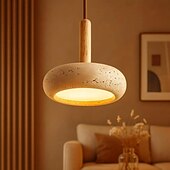 billiga Belysning för köksön-led taklampa 15 cm 1-ljus 3-ljus 3 ljus färg pendel lanterndesign taklampa trä geometrisk vintage vardagsrum sovrum matsal 110-240v