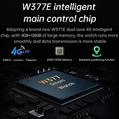 abordables Montres connectées-LW9 Montre intelligente 1.43 pouce Smartwatch Montre Connectée Bluetooth 4G Surveillance de la température Podomètre Rappel d&#039;appel Compatible avec Android iOS Hommes GPS Longue Veille Appels Mains