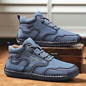 abordables Bottes-Chaussures de travail décontractées kaki pour hommes, baskets d&#039;extérieur à lacets durables avec semelle antidérapante pour la randonnée, le camping, la conduite et les activités quotidiennes