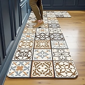 levne Běžecké koberce-Kuchyňské běhouny, jednoduché moderní domácí kuchyňské rohožky, křemelina, savá, odolná proti olejům, rychleschnoucí, odolná proti skvrnám, snadná údržba, řezatelné, protiskluzové, koberce do vchodu,