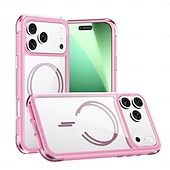 cheap iPhone Cases-Phone Case For Samsung Galaxy 17 Pro Max 17 Air 16 15 14 Pro Max Plus 13 Pro Max Back Cover Magnetic Adsorption Support Wireless Charging Kickstand Non-Yellowing Retro TPU Acrylic