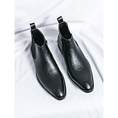 abordables Bottes de Chelsea-Bottines Chelsea classiques marron pour hommes avec finition lisse, style bottines intemporel pour hommes, parfaites pour les événements décontractés, au bureau et en soirée
