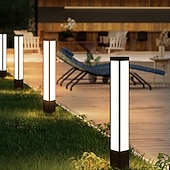 Недорогие Световой путь-Уличное освещение газона, современные водонепроницаемые светодиодные светильники для дорожек, сада, виллы, наружные светильники для двора, наружные напольные светильники для ландшафтных работ, террас,