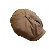 preiswerte Herrenhüte-Herren Schiebermütze Ascot-Hut Zeitungsjungenmütze Schwarz Kaffee Baumwolle Mode Lässig Straße Täglich Einfach Verstellbar Sonnenschutz Atmungsaktiv