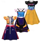 cheap Girl's Dress Up Costumes-Korean Idol Inspired Pop Star Costume Fancy Dress Virtual Idol Movie Cosplay for Girls' Kids Halloween Carnival Performance Comic Con Anime Expo