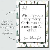 halpa Embrulho para presente-Christmas Gift Card Book Surprises On Every Page DIY Spiral-Bound Merry Christmas College Survival Gift Card Book Holder Ideal Gifts for Family, Friends, Teachers, Teens And Colleagues