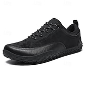 voordelige Casual Veterschoenen-Groene herenwandelschoenen, veterschoenen voor buiten, stevige wandelschoenen met antislipzool voor reizen, kamperen en dagelijks gebruik.