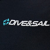 abordables Lycra de surf-Femmes Maillots de bain intégraux Combinaison Fine UPF50+ manche longue Maillot de Bain Fermeture Eclair Dorsale Natation Plongée Surf Plongée en apnée Patchwork Été Printemps Automne