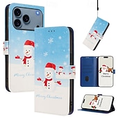 Недорогие Чехлы для iPhone-телефон Кейс для Назначение SSamsung Galaxy 17 Pro Max 17 Air i16 15 14 Pro Max Plus 13 Pro Max Кошелек для карт Полная защита тела с ремешком Защита от удара Рождество ТПУ Кожа PU