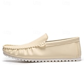 preiswerte Sneaker für Herren-Rote Slipper aus Kunstleder für Herren – leichte Freizeitschuhe für den Alltag und auf Reisen