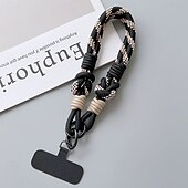 preiswerte Telefon-Lanyards &amp;amp; Handgelenkbänder-Handy Hülle Handyhüllen Für Kordeln Universal Mit Handgelenkschlaufe Farbverläufe Geometrisches Muster Polyester