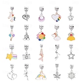 זול מתנות-ערכת הכנת צמידי קסם צעצוע עבור בנות שמעורר יצירתיות ודמיון עבודות יד עבור בנות בגילאי 8-12 עם ערכת הכנת תכשיטים מתנות מושלמות עבור 6 7 8 9 10 בנות ביטוי עצמי מתנת חג המולד