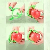 baratos Utensílios &amp; Aparelhos de Cozinha-descascador de frutas – aço inoxidável 304, descascamento rápido com cabo ergonômico, adequado para maçãs, batatas &amp;mais compacto &amp;utensílio de cozinha durável para uso doméstico