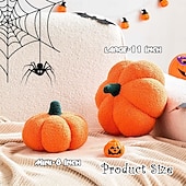 cheap Throw Pillows &amp; Covers-Creative Pumpkin Pillow Plush Cushion, Halloween &amp; Christmas Decorative Throw Pillow for Sofa, Bed, and Home Decor