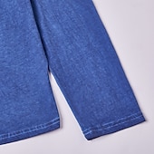 olcso Alkalmi Henley póló-Férfi Henley ing Tee Top Hosszú ujjú ing Sima Henley Utca Vakáció Hosszú ujj Ruházat 100% pamut Szüret Divat Alap