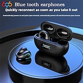 abordables Auriculares TWS-Q71 TWS True auriculares inalámbricos En el oido Auriculares de Gancho Bluetooth5.0 Deportes Impermeable Estéreo para Apple Samsung Huawei Xiaomi MI Entrenamiento de gimnasio Esquí Camping