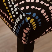 כיסוי לכיסא אוכל נמתח, כיסוי מושב קצר נשלף ורחיץ ידידותי לחיות מחמד, מגן כיסא עמיד למלון, חדר אוכל, אירועים, מסיבת חתונה זול כיסוי כיסא אוכל-כיסוי לכיסא אוכל נמתח, כיסוי מושב קצר נשלף ורחיץ ידידותי לחיות מחמד, מגן כיסא עמיד למלון, חדר אוכל, אירועים, מסיבת חתונה