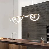 levne Návrh linky-LED závěsné světlo, styl note, severský design, moderní, jednoduché, americké světlo, luxusní, barové osvětlení, kreativní, síťované, dlouhé, obývací pokoj, restaurace, lampy