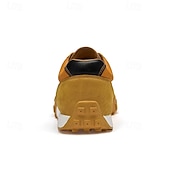 abordables Baskets-Baskets à lacets en similicuir pour homme, chaussures de sport rétro pour l&#039;extérieur – confortables pour la marche, l&#039;entraînement et le style décontracté