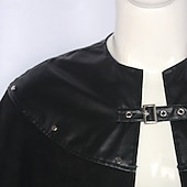 tanie Płaszcze i peleryny-Retro / vintage Średniowieczne Renesansowa Peleryna Płaszcz Wampir Wiking celtycki rycerz Strój na bal maskowy Męskie Damskie Dla obu płci Celtyckie Halloween Karnawał Spektakl LARP Ren Faire Doroślu