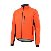 cheap Men&#039;s Jackets &amp; Gilets-Arsuxeo Men&#039;s Cycling Jacket Windbreaker Fleece Jacket Winter Warm Ventilation Back Pocket Comfortable Bike Jacket Tracksuit Mountain Bike MTB Road Bike Cycling City Bike Cycling Black Red Blue Bike