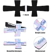 abordables Artículos para el hogar-Marcadores magnéticos con forma de cruz (12, 16 y 24 unidades), ideales para el estudio bíblico, lectores, profesores y estudiantes.