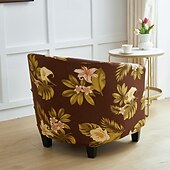 preiswerte Sesselabdeckung &amp; Armless Chair Cover-Polarfleece-Clubsesselbezug, haustierfreundlicher Stretch-Wannensesselbezug, Einzelsofa-Couchbezug für Haustiere, waschbarer Möbelschutz für das Wohnzimmer