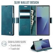 cheap Samsung Cases-Phone Case For Samsung Galaxy Z Fold 7 Magnetic Adsorption Wallet Case Magnetic Full Body Protective Kickstand TPU PU Leather