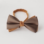 Недорогие Мужские галстуки и бабочки-Муж. Бабочка Современный современный Бант Контрастных цветов Свадебные прием На каждый день