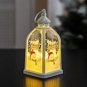 preiswerte Weihnachtsbeleuchtung für den Innenbereich-1 pc 14,2*6,8 cm weihnachten led elektronische kerze licht handheld laterne party desktop atmosphäre ornament licht ag13 * 3 batterie
