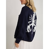 Γυναικεία Πουλόβερ Καθημερινό Μαλακή Ζώο Κοτλέ Κολάρο Πουκαμίσου Κουμπιά Πλεκτό Μακρυμάνικο Κανονικά μπλουζάκια Πλέκω ΕΞΩΤΕΡΙΚΟΥ ΧΩΡΟΥ Καθημερινά Σαββατοκύριακο Ρουμπίνι Βαθυγάλαζο Φθινόπωρο Χειμώνας Χαμηλού Κόστους Ανοιχτό μπροστινό κασκόλ-Γυναικεία Πουλόβερ Καθημερινό Μαλακή Ζώο Κοτλέ Κολάρο Πουκαμίσου Κουμπιά Πλεκτό Μακρυμάνικο Κανονικά μπλουζάκια Πλέκω ΕΞΩΤΕΡΙΚΟΥ ΧΩΡΟΥ Καθημερινά Σαββατοκύριακο Ρουμπίνι Βαθυγάλαζο Φθινόπωρο Χειμώνας