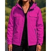  Naisten Tuulitakki Softshell-takki Vaellustakki Ulko- Vedenkestävä Tuulenkestävä Vaellusasut Vaellusvaatteet Kevät Syksy Topit Telttailu / Retkely / Luolailu Juoksu Yhtenäinen väri Musta Valkoinen