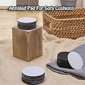 tanie Artykuły domowe-50 szt. dwustronnych, antypoślizgowych naklejek mocujących na sofę, kanapę, prześcieradło, dywan, obrus, wielokrotnego użytku, magiczna taśma klejąca, podkładki antypoślizgowe do mebli, artykuły dekoracyjne do domu