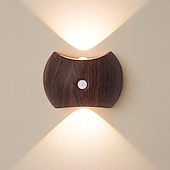 economico luci di Natale all&#039;aperto-Luce notturna a LED intelligente con sensore di movimento PIR, lampada da parete portatile magnetica, 3 modalità di illuminazione, installazione wireless per terrazza, ingresso, camera da letto,