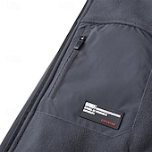 abordables chaqueta deportiva-Hombre Chaqueta al aire libre Impermeable Chaqueta para senderismo Diario Senderismo Resistente al Viento A Prueba de Lluvia Bolsillo Otoño Invierno Plano Moda Clásico Escote Chino Regular Negro